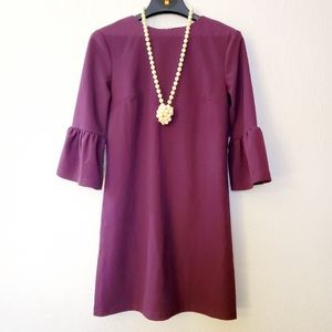 She + Sky  Bell Sleeve Mini Knit Dress